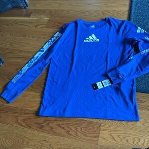 Adidas boys tee size L